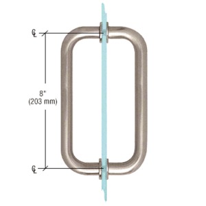 8 Inch Brushed Nickel Handle