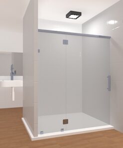 Inline Frameless Glass Shower Layout 10