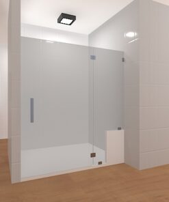 Inline Frameless Glass Shower Layout 12