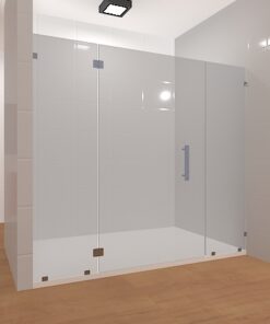 Inline Frameless Glass Shower Layout 14