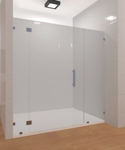 Inline Frameless Glass Shower Layout 15
