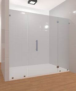 Inline Frameless Glass Shower Layout 16