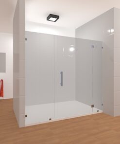 Inline Frameless Glass Shower Layout 17
