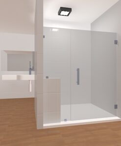 Inline Frameless Glass Shower Layout 05