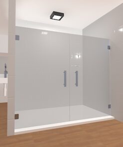 Inline Frameless Glass Shower Layout 07