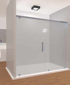 Inline Frameless Glass Shower Layout 09