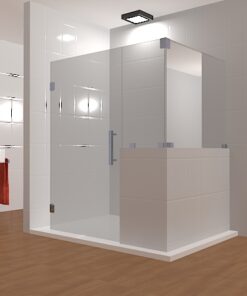 90 Degree Frameless Glass Shower Layout 5