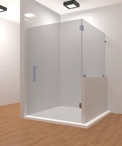 90 Degree Frameless Glass Shower Layout 8