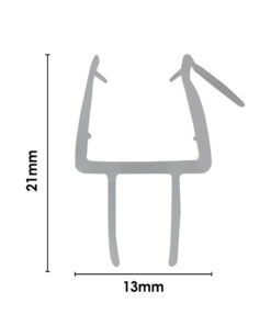 9mm PVC Under Door Water Seal