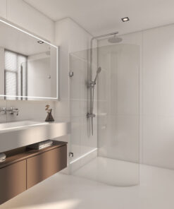 Frameless Curve Fixed Panel