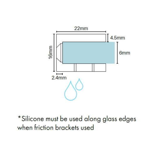 Wall Bracket 6mm - Image 2