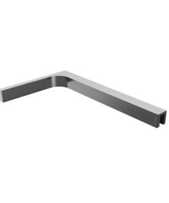 L Brace For Fixed Glass Panels - Right