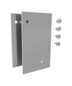 Versatilt Adjustable Glazing Channel Face Mount End Plates