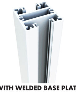 Australis 50×50 2-Way Post With Base Plate 2000mm
