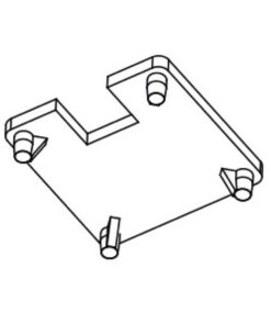 Aus 50×50 – Top Plate – 1 Way