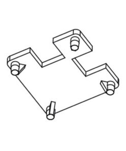 Aus 50×50 – Top Plate – 90-Degree