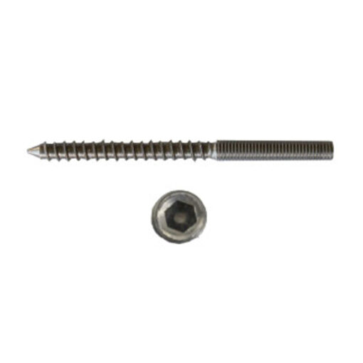 LAG Screw 115mm x M12 thread With Hex Drive