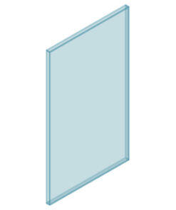 850mm x 10mm Balustrade Glass