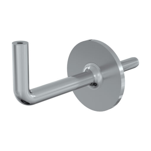 Modular 50mm Round Wall Rail Support