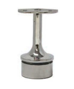Modular 50mm Round Rail Support With Fixed Flat 135-Degree Saddle